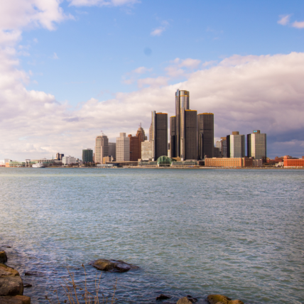 Detroit from across the water